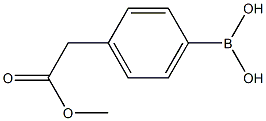 4-(2-甲氧基-2-氧代乙基)苯硼酸,454185-96-7,结构式