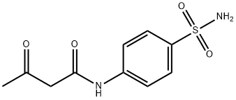 N-[4-(aminosulphonyl)phenyl]-3-oxobutyramide Struktur