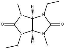 Imidazo[4,5-d]imidazole-2,5(1H,3H)-dione, 1,4-diethyltetrahydro-3,6-dimethyl-, (3aS,6aS)- (9CI) Struktur