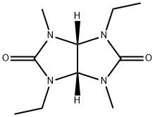 Imidazo[4,5-d]imidazole-2,5(1H,3H)-dione, 1,4-diethyltetrahydro-3,6-dimethyl-, (3aR,6aR)- (9CI) Struktur