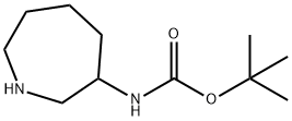 氨基甲酸,N-(六氢-1H-氮杂环庚烯-3-基)-,1,1-二甲基乙基酯, 454451-26-4, 结构式