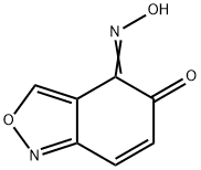 2,1-Benzisoxazole-4,5-dione,4-oxime(9CI) 化学構造式