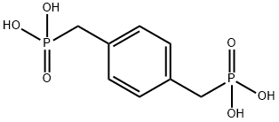 p-キシリレンジホスホン酸 化学構造式