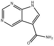 1H-Pyrrolo[2,3-d]pyrimidine-5-carboxamide(9CI) Structure