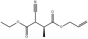Butanedioic acid, 2-cyano-3-methyl-, 1-ethyl 4-(2-propenyl) ester, (3S)- (9CI)|