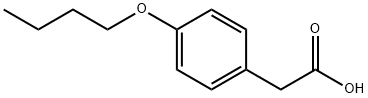 4-丁氧基苯乙酸,4547-57-3,结构式