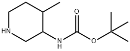 Carbamic acid, (4-methyl-3-piperidinyl)-, 1,1-dimethylethyl ester (9CI)|Carbamic acid, (4-methyl-3-piperidinyl)-, 1,1-dimethylethyl ester (9CI)