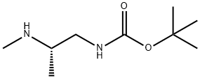 Carbamic acid, [(2S)-2-(methylamino)propyl]-, 1,1-dimethylethyl ester (9CI), 454709-95-6, 结构式