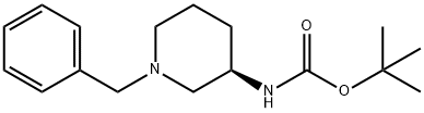 (S)-1-BENZYL-3-N-BOC-AMINOPIPERIDINE Struktur