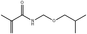 2-甲基-N-[(2-甲基丙氧基)-甲基]-2-丙烯酰胺 结构式