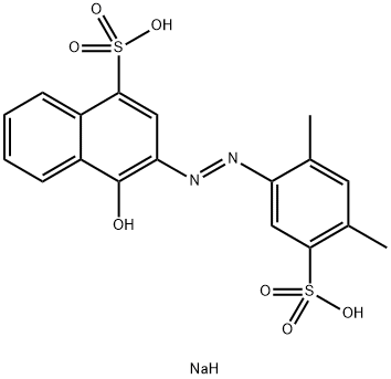 胭脂红 SX 结构式