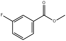3-フルオロ安息香酸メチル 化学構造式