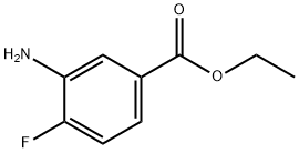 3-氨基-4-氟苯甲酸乙酯 结构式