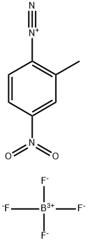2-METHYL-4-NITROBENZENEDIAZONIUM TETRAFLUOROBORATE Struktur