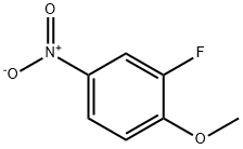 2-氟-4-硝基苯甲醚, 455-93-6, 结构式