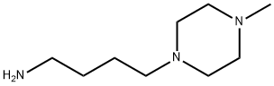 1-Piperazinebutanamine,4-methyl-(9CI) Struktur