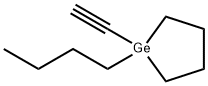 1-ブチル-1-エチルゲルマシクロペンタン 化学構造式