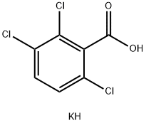 2,3,6-トリクロロ安息香酸カリウム 化学構造式