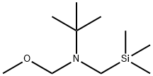 N-(Methoxymethyl)-2-methyl-N-[(trimethylsilyl)-methyl]-2-propanamine 结构式