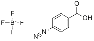 4-carboxybenzediazonium  tetrafluoroborate Struktur