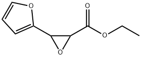 Oxiranecarboxylic acid, 3-(2-furanyl)-, ethyl ester (9CI) 化学構造式