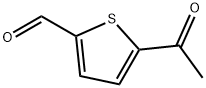 5-アセチルチオフェン-2-カルブアルデヒド 化学構造式