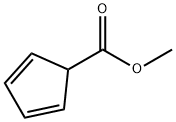 2,4-Cyclopentadiene-1-carboxylic acid, methyl ester (9CI) 化学構造式