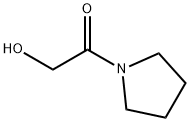 2-羟基-1-(吡咯烷-1-基)乙酮, 45657-97-4, 结构式