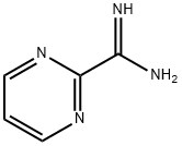 2-ピリミジンカルボキシイミドアミド 化学構造式