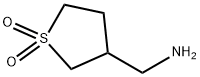 1-(1,1-ジオキシドテトラヒドロ-3-チエニル)メタンアミン 化学構造式