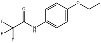 AcetaMide, 2,2,2-trifluoro-N-(4-ethoxyphenyl)- Structure