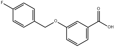 3-(4-氟-苄氧基)-苯甲酸, 457-97-6, 结构式