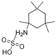 1,3,3,5,5-pentamethylcyclohexylamine methanesulfonate Struktur