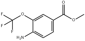 4-氨基-3-三氟甲氧基苯甲酸甲酯,457097-93-7,结构式