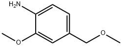 Benzenamine, 2-methoxy-4-(methoxymethyl)- (9CI) 结构式