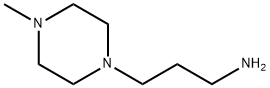 4-メチル-1-ピペラジンプロパン-1-アミン 化学構造式