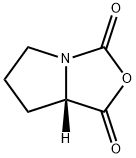(7AS)-TETRAHYDRO-1H,3H-PYRROLO[1,2-C]OXAZOLE-1,3-DIONE, 45736-33-2, 结构式