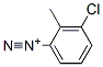 3-Chloro-2-methylbenzenediazonium Struktur