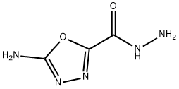 1,3,4-Oxadiazole-2-carboxylicacid,5-amino-,hydrazide(9CI) Structure