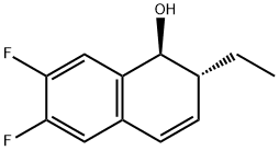 1-Naphthalenol,2-ethyl-6,7-difluoro-1,2-dihydro-,(1S,2R)-(9CI) 结构式