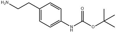 [4-(2-氨基 -乙基)-苯基]-氨基甲酸叔丁基酯, 457631-44-6, 结构式