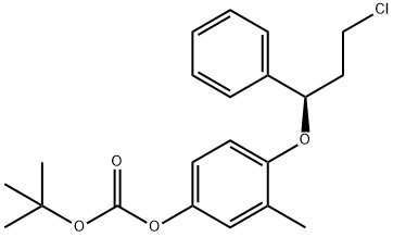 457634-25-2 (R)-3-Chloro-1-phenyl-1-[2-methyl-4-[(tert-butoxycarbonyl)oxy]phenoxy] propane