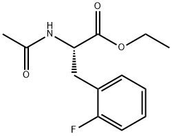 AC-DL-PHE(2-F)-OET Struktur