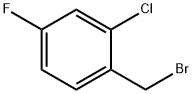 2-Chloro-4-fluorobenzyl bromide Structure