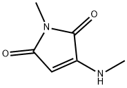 1H-Pyrrole-2,5-dione,1-methyl-3-(methylamino)- Struktur