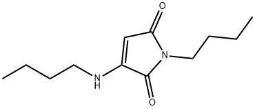 1H-Pyrrole-2,5-dione, 1-butyl-3-(butylamino)- (9CI) 结构式