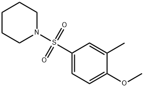 4-Methoxy-3-methylphenyl piperidin-1-yl sulphone, 2-Methyl-4-[(piperidin-1-yl)sulphonyl]anisole|4-Methoxy-3-methylphenyl piperidin-1-yl sulphone, 2-Methyl-4-[(piperidin-1-yl)sulphonyl]anisole
