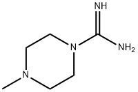 4-メチルピペラジン-1-カルボキシイミドアミド 化学構造式