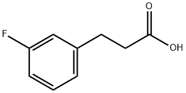 3-(3-FLUOROPHENYL)PROPIONIC ACID Structure