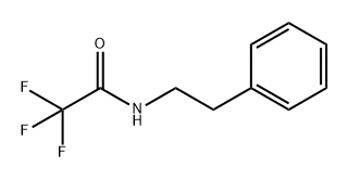 N-フェネチル-2,2,2-トリフルオロアセトアミド 化学構造式